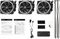 Antec Prizm 120 ARGB 3+2+C, LED-Steuerung, LED-Strips, 120mm, 3er-Pack Vorschaubild