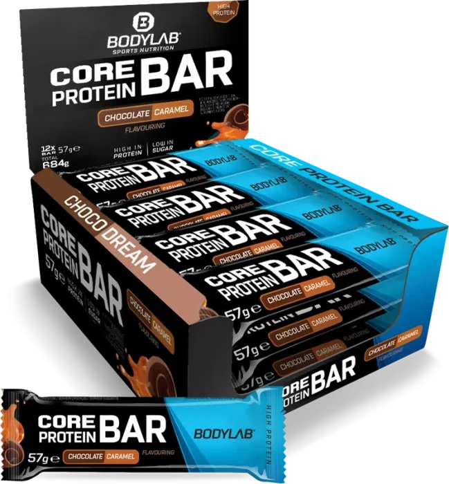 BodyLab24 Core Protein Bar Chocolate Caramel 684g (12x 57g)