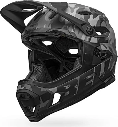 Bell Super DH Spherical Fullface-Helm matte/gloss black camo