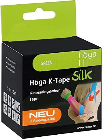 Höga Höga-K-Tape Silk Rolle 5cm x 5m grün, 1 Stück