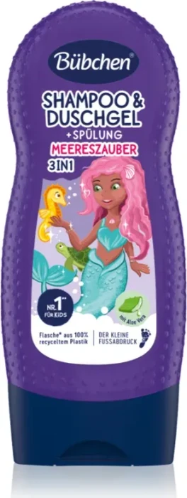 Bübchen Kids Meereszauber 3in1 Shampoo & Duschgel + Spülung, 230ml