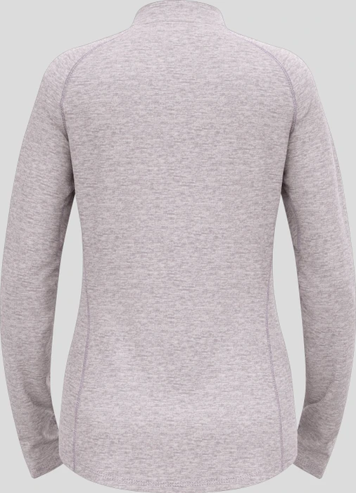 Odlo Tencia Mid Layer Half-Zip Funktionsshirt langarm misty lilac melange (Damen)