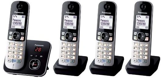 Panasonic KX-TG6824GB schwarz