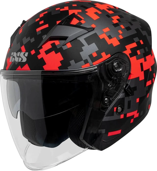 iXS 99 2.0 matt schwarz/rot