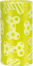 Trixie Dog Pick Up Hundekotbeutel mit Zitronenduft, gelb, Kunststoff, Größe M, 4x 10 Stück