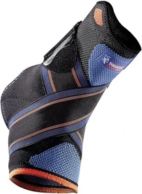 Thuasne Sprunggelenkbandage Novelastic Größe S schwarz/blau, 1 Stück