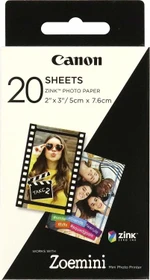 Canon ZP-2030 ZINK Sticker Fotopapier glänzend weiß, 50x76mm, 20 Blatt