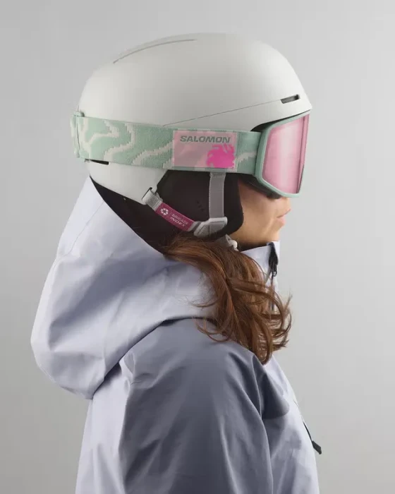 Salomon Brigade MIPS Helm grau/violett
