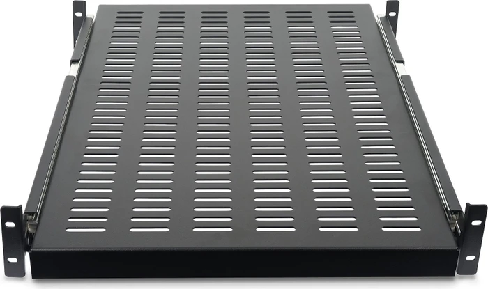StarTech 19" Schiebefachboden für Server Rack, schwarz, 510mm Einbautiefe, 2HE