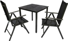 VCM Gartenmöbel-Set, 3-tlg.