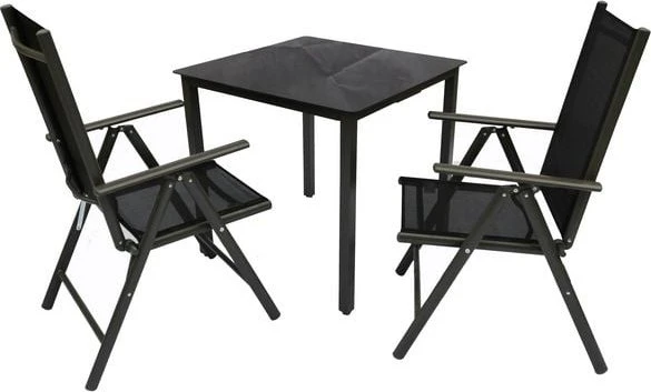 VCM Gartenmöbel-Set, 3-tlg.
