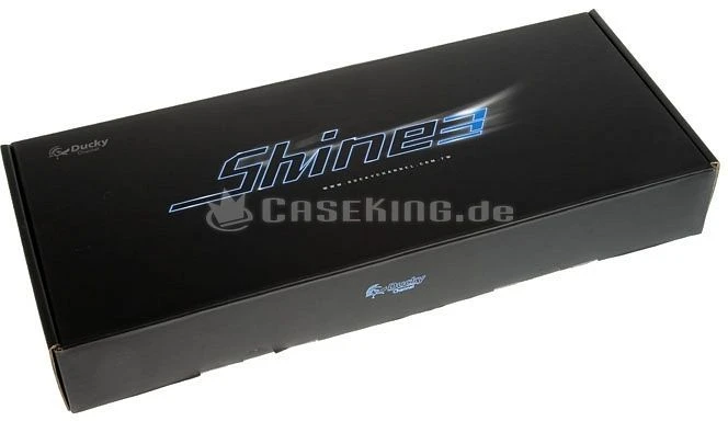 Ducky Shine 3 Slim [TKL], LEDs blau, MX BROWN, USB, DE