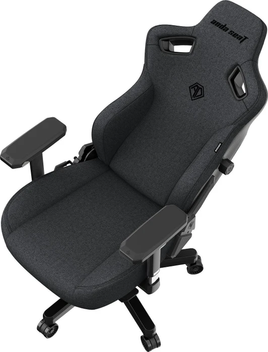 Anda Seat Kaiser 3 Premium L Gamingstuhl, Carbon Black, Stoff dunkelgrau
