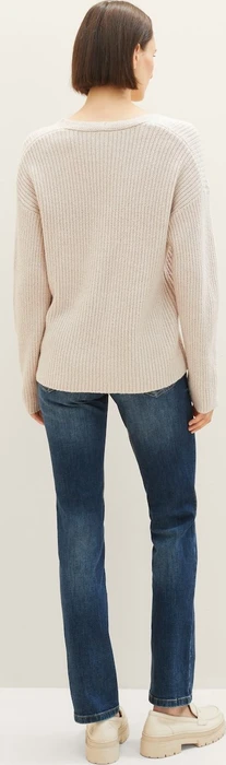 Tom Tailor Alexa Straight Jeans mit Bio-Baumwolle Jeans mid stone wash denim (Damen)