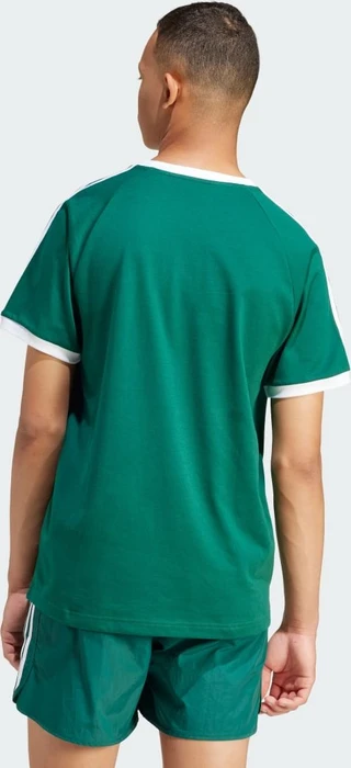 adidas Adicolor Classics 3-Streifen T-Shirt kurzarm collegiate green (Herren)
