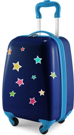 Hauptstadtkoffer For Kids reflektierende Aufkleber Sterne Spinner 24l dunkelblau