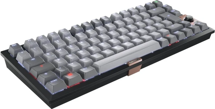 Cherry KW 300 MX, grau/schwarz, hot-swap, MX2A SILENT RED, USB/Bluetooth, US