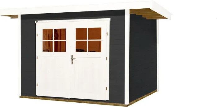 Weka 179 295x300cm Gerätehaus anthrazit