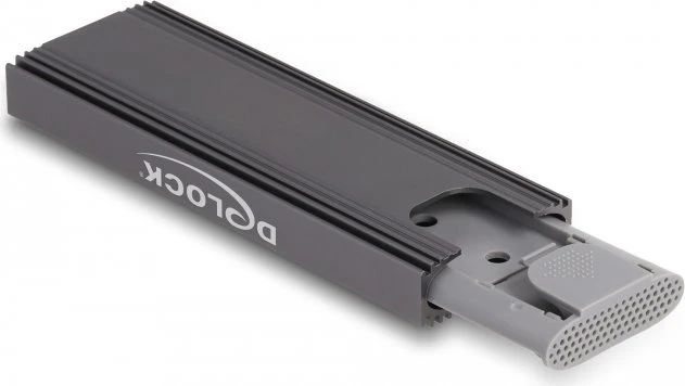 DeLOCK Externes Gehäuse für M.2 NVMe/SATA SSD, USB-C