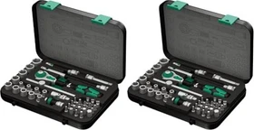 Wera 8100 SA 2 Zyklop Speed Bitset/Steckschlüsselsatz inkl. Werkzeugbox, 42-tlg.