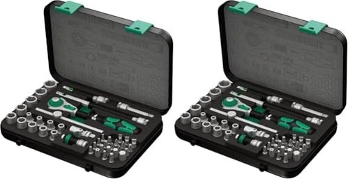 Wera 8100 SA 2 Zyklop Speed Bitset/Steckschlüsselsatz inkl. Werkzeugbox, 42-tlg.