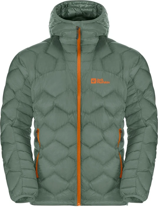Jack Wolfskin Alpspitze Down Hoody Funktionsjacke hedge green (Herren)