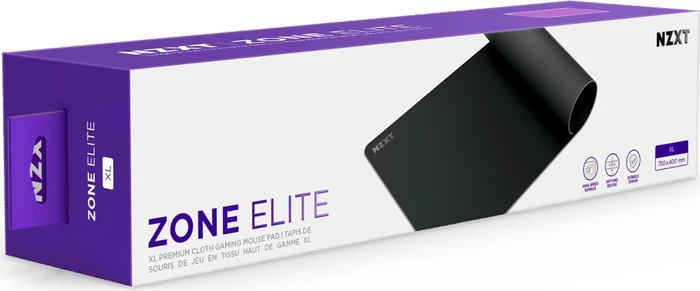 NZXT Zone Elite XL Premium Mouse Pad, 750x400mm, matt schwarz