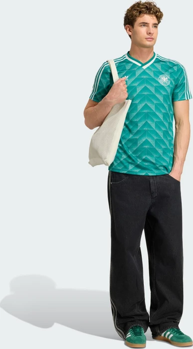 adidas Deutschland 1990 Auswärtstrikot kurzarm power green (Herren)