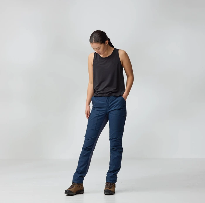 Fjällräven Abisko Hybrid Trail Hose lang navy (Damen)