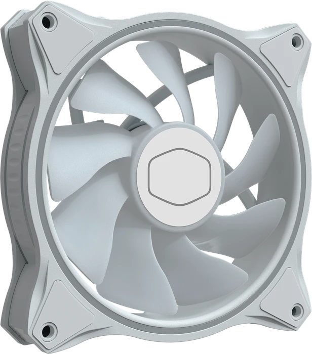 Cooler Master MasterFan MF120 Halo White Edition, LED-Steuerung, 120mm, 3er-Pack