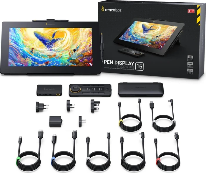 Xencelabs Pen Display 16 Bundle, schwarz