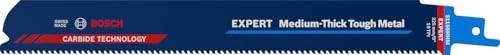Bosch Professional Expert Medium-Thick Tough Metal S1155HHM Säbelsägeblatt 225x1.1mm