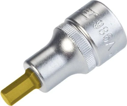 Hazet 986A-1/4 Innensechskant Steckschlüssel 1/2" zöllig, 1/4"x52mm