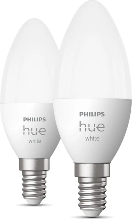 Philips Hue White 470 LED-Bulb E14 5.5W/827, 2 Stück