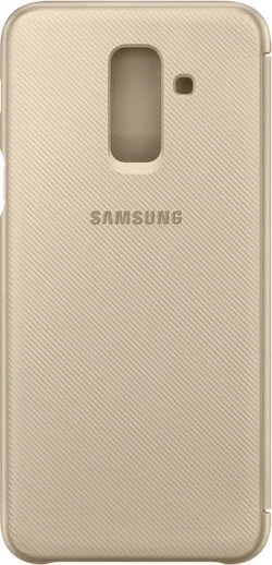 Samsung Flip Wallet für Galaxy A6+ (2018) gold