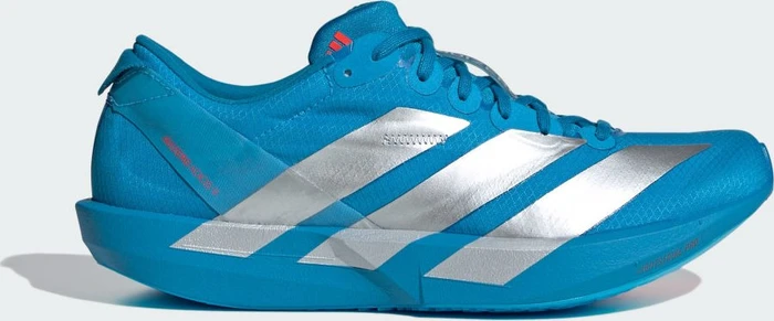 adidas Adizero Adios 9 silver metallic/lucid red (Damen)