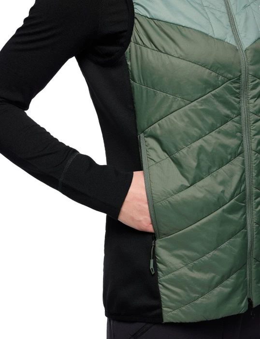 Vaude Sesvenna IV Funktionsweste dusty fern (Damen)