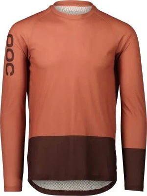 POC MTB Pure LS Trikot langarm himalayan salt/axinite brown (Herren)