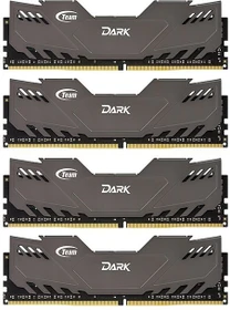 TeamGroup Dark grau UDIMM 16GB Kit, DDR4-2666, CL15-15-15-35