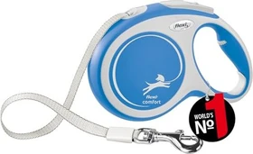 flexi New Comfort L, Gurt, 8m, blau