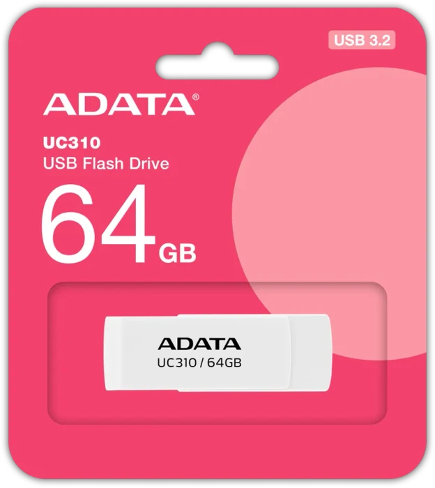 ADATA UC310 USB-A 64GB weiß, USB-A, USB 3.2 Gen 1×1