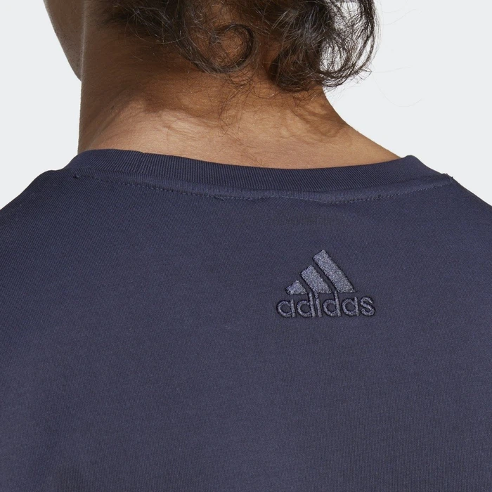 adidas Essentials Single Jersey Big Logo T-Shirt kurzarm legend ink/white (Herren)