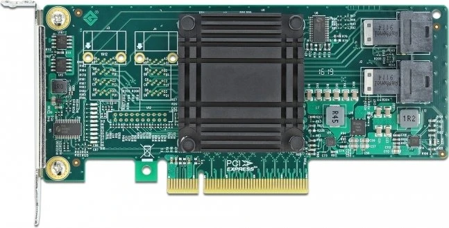 DeLOCK PCIe -> U.2 miniSAS HD