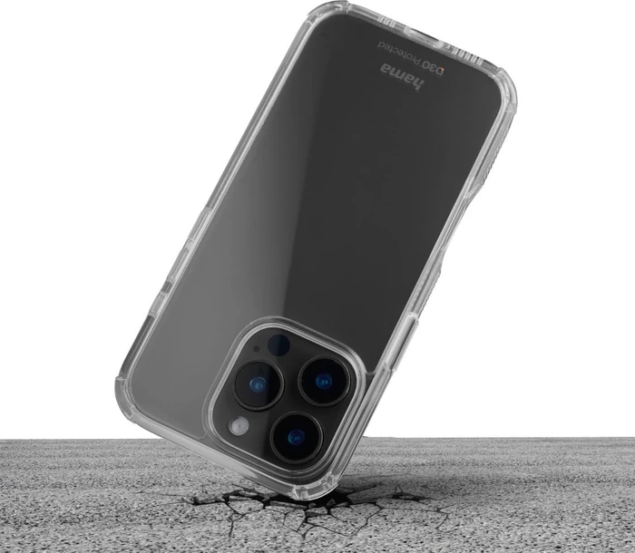 Hama Handyhülle Extreme Protect für Apple iPhone 16 Pro transparent