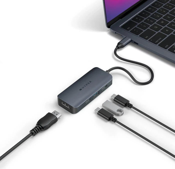 Hyper HyperDrive Next 4 Port USB-C Hub, USB-C 3.1 [Stecker]