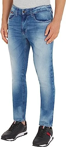 Tommy Hilfiger Tapered Slim mit Fade-Effekt Jeans wilson light blue (Herren)