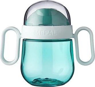 Mepal Mio 2.0 Antitropf Trinklernbecher, 6+M, 200ml, deep turquoise