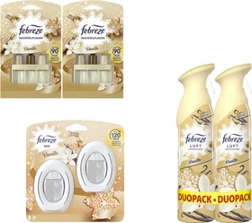 Febreze Lufterfrischer-Spray Madagaskar Vanille & Magnolie, 370ml (2x 185ml)
