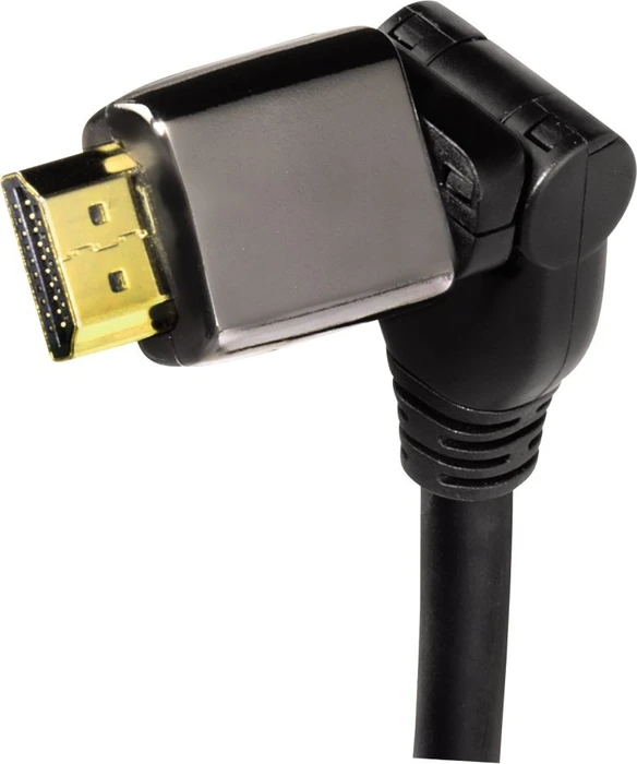 Hama High Speed mit Ethernet HDMI 1.4 Kabel und rotierbarem Stecker schwarz, 1.50m