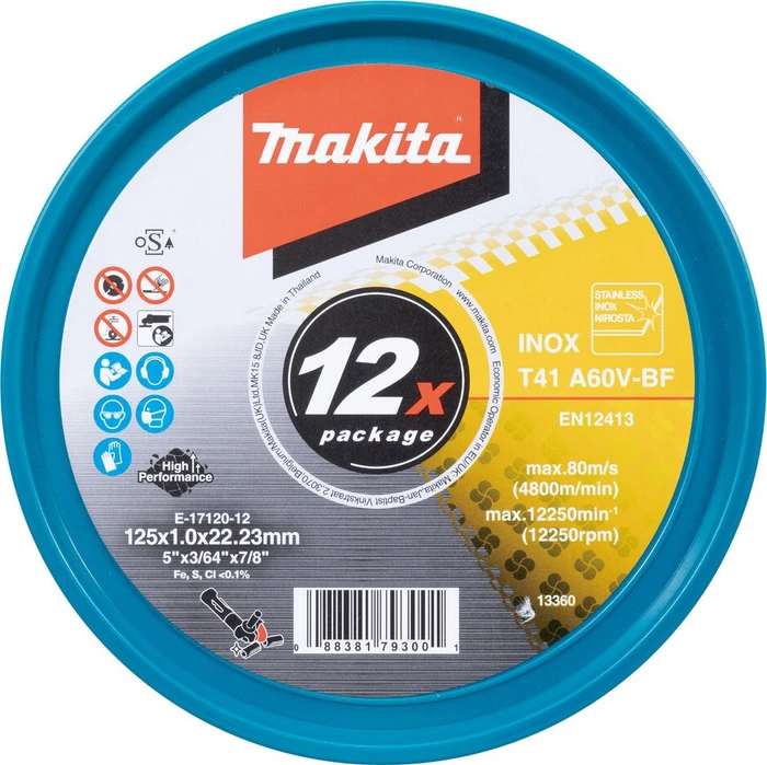 Makita Trennscheibe, 125x1x22.23mm, 12 Stück